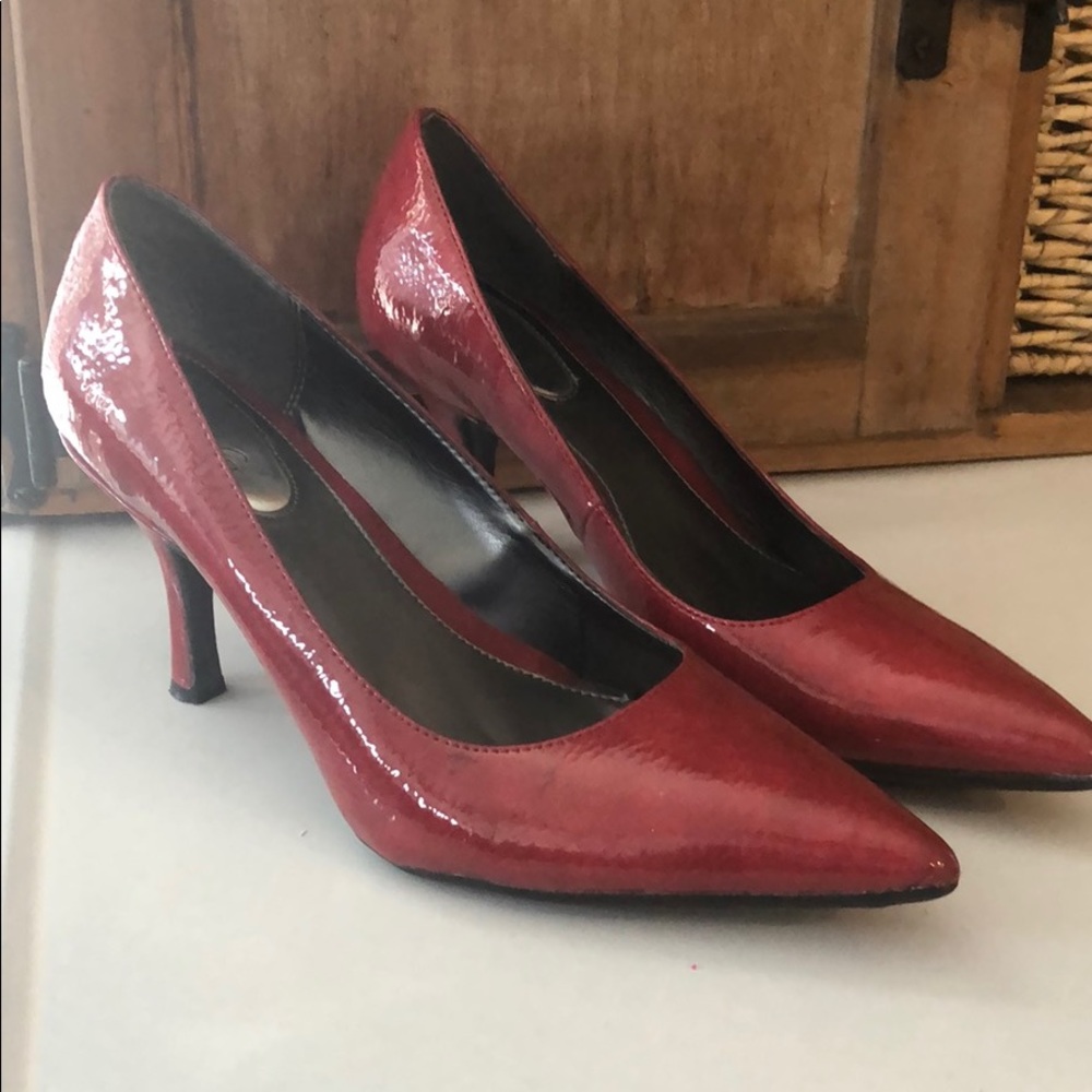 Alfani Step n Flex Deep Red Patent